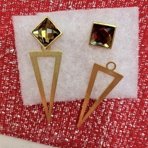 Park Lane  Royal Collection Bronze 2 in 1 earrings